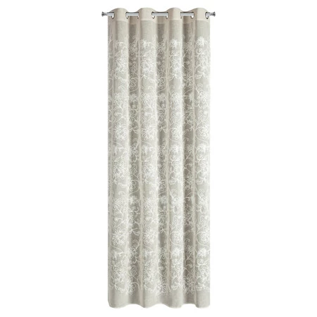 Zasłona ZAS/LILY/BEŻ 140X250 PRZELOTKI