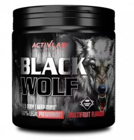 ACTIVLAB BLACK WOLF przedtreningówka 300g smak owocowy