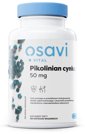 OSAVI Pikolinian cynku 50 mg (120 kaps.)