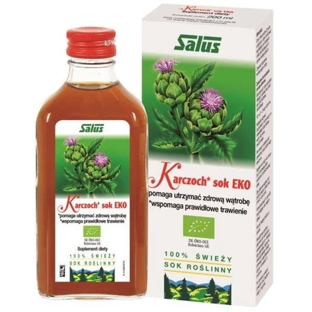 Zioło-Piast Karczoch Sok Eko 200 Ml trawienie