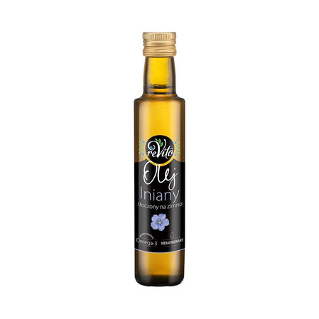 Olej lniany tłoczony na zimno 250 ml