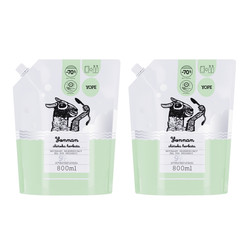 Zestaw: 2x YOPE − żel pod prysznic Yunnan chińska herbata uzupełnienie 800 ml