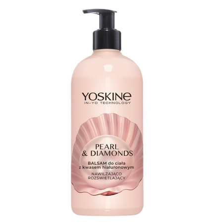 Yoskine Pearl & Diamonds Balsam do ciała z kwasem hialuronowym 400ml