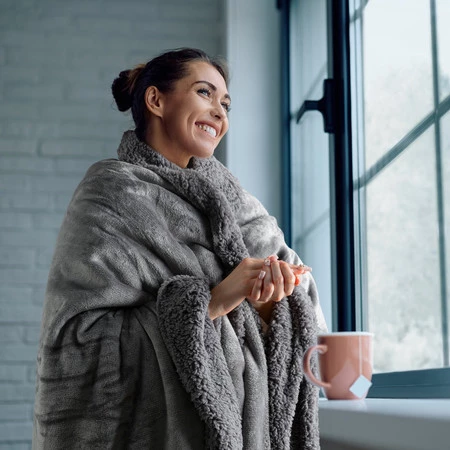 KOC TEDY 170 X 210 CM STALOWY