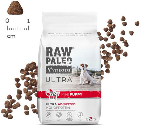 Vet Expert RAW PALEO Mini Puppy Ultra Beef 8kg