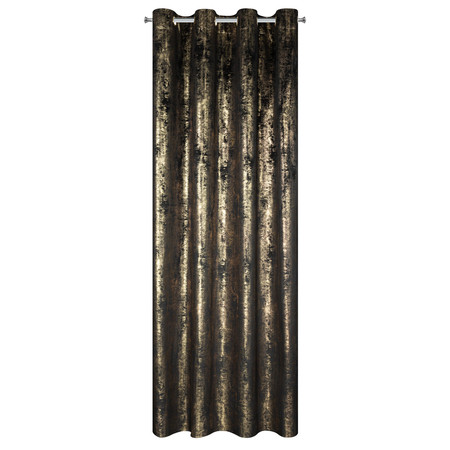 ZASŁONA GOTOWA RENIA 140 X 250 CM CZARNY