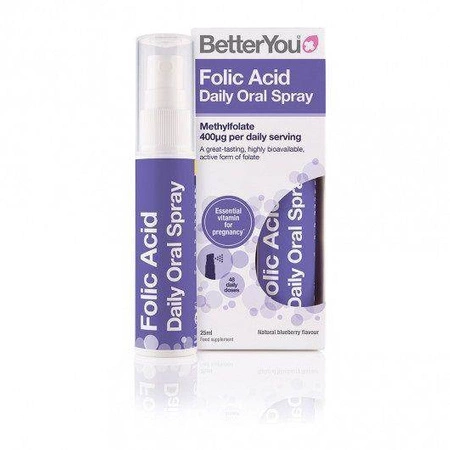Folic Acid Daily Oral Spray - Kwas foliowy w sprayu (25 ml)