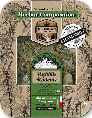 KORONA NATURY Paśnik ziołowy Rumianek dla Koszatniczki 70g