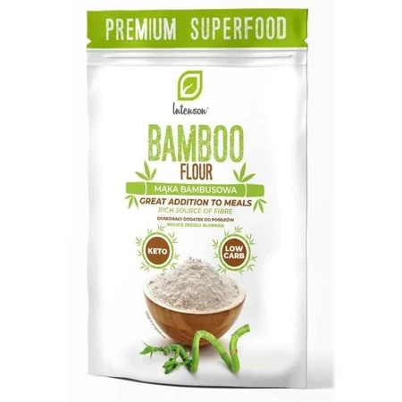 Intenson Mąka Bambusowa Błonnik bambusowy 500 g