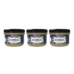 Zestaw: 3x HUMMUS NATURALNY BIO 185 g - NATURAVENA