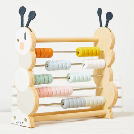 Janod Drewniane liczydlo Gąsienica Sweet Cocoon 18m+