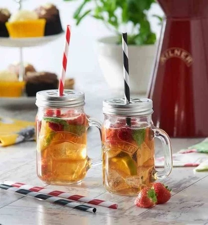 KIL - Zestaw 6 zakrętek do słoików z uchem