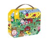 Janod Puzzle obserwacyjne w walizce Farma 24 elementy 3+ Made in France