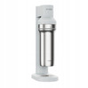 Brita Soda TRIO - Saturator - system nagazowywania wody biały +  cylinder BRITA CO₂ + butelka szklana  0,84l + butelka stalowa 0,5l