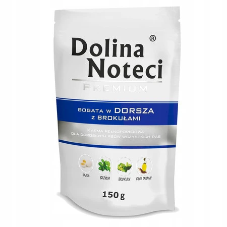 Dolina Noteci Premium bogata w dorsza z brokułami 150g