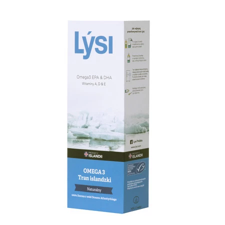 Lysi Tran islandzki Lýsi naturalny olej 240 ml