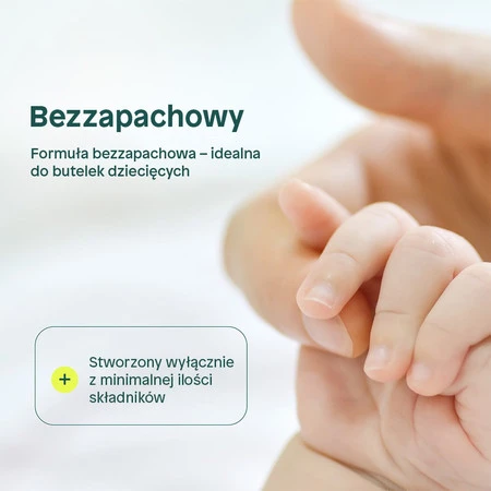 Attitude BABY LEAVES™, Płyn do mycia butelek oraz akcesoriów dziecięcych, bezzapachowy, REFFIL, 2L