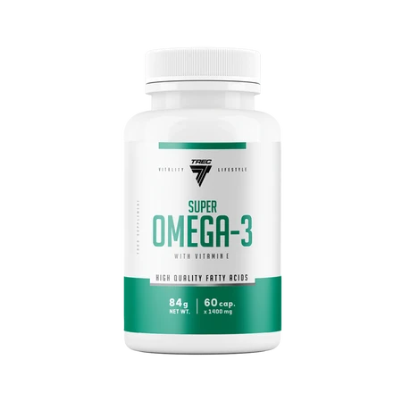 Trec SUPER OMEGA-3 kwasy omega-3 - 60 kaps.