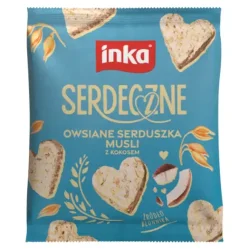 Inka Owsiane serduszka musli z kokosem 50g KRÓTKA DATA 2026-09-22