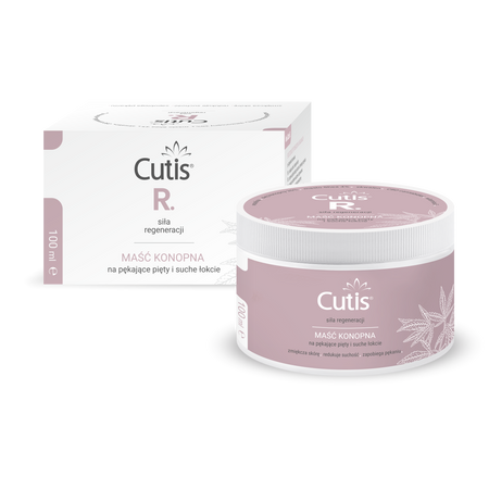Cutis R-Regeneracja Maść konopna + CBD na pękające pięty i suche łokcie 100 ml