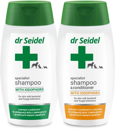 DR SEIDEL Szampon jodoforowy z odżywką 220ml