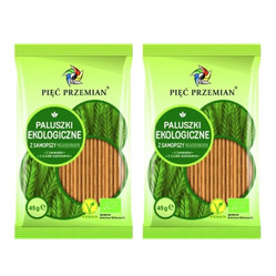 Zestaw: 2x Pięć Przemian − Paluszki z samopszy pełnoziarniste − 45 g