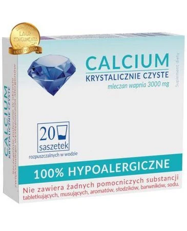 Uniphar – CALCIUM, krystalicznie czyste – 20 saszetek