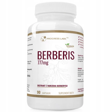 Progress Labs berberis Extract 5:1 777 Mg   90 kaps.
