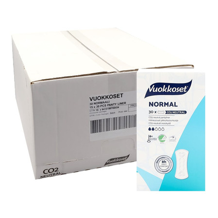 Vuokkoset, NORMAL, Wkładki higieniczne, 30 szt.