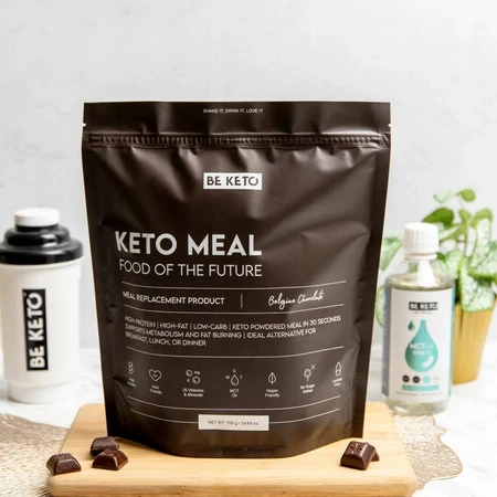 BeKeto Keto Meal posiłek odżywczy belgijska czekolada 700g