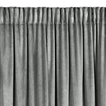 ZASŁONA GOTOWA CARLI NA TAŚMIE 140 X 250 CM SREBRNY