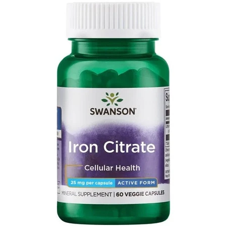 Iron Citrate 25 mg 60 kaps.