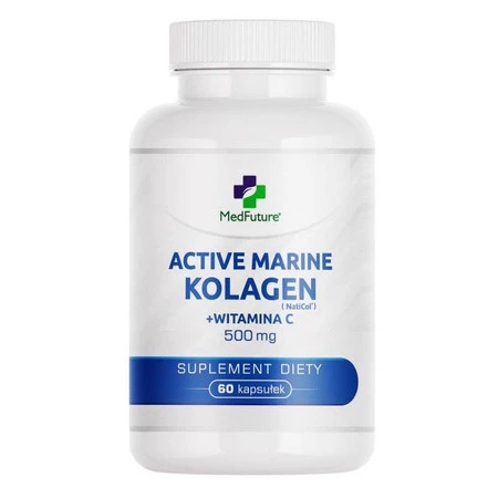 MedFuture Active Marine Kolagen NatiCol® z witaminą C 500mg 60 kaps.