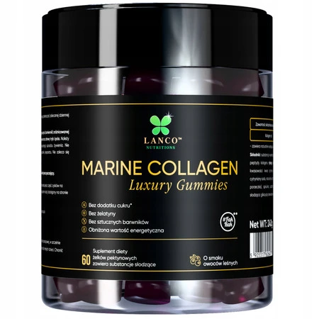 Lanco Nutritions MARINE COLLAGEN Luxury Gummies smak owoce leśne 100 szt.