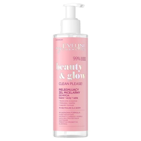 Beauty & Glow pielęgnujący żel micelarny do mycia twarzy 200ml