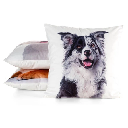 POSZEWKA ANIMAL 77 45 X 45 CM BIAŁY