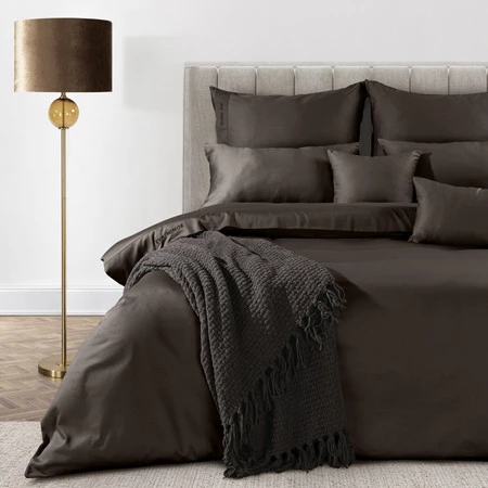 POŚCIEL ELEGANT1G 160 X 200 CM BRĄZOWY