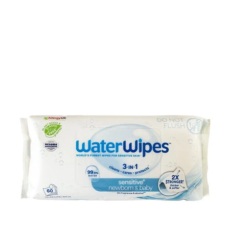 WaterWipes BIO, Chusteczki nawilżane dla dzieci WIELOPAK 720 szt. (12 op. x 60 szt.)