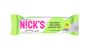 N!CK'S Nicks Hazelnut Chocolate Protein Bar Baton orzechowy bez cukru 50g