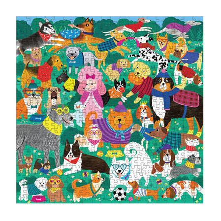 Mudpuppy Puzzle rodzinne Psi dzien 500 elementow 8+