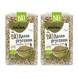Zestaw 2x Kasza gryczana niepalona BIO 500 g