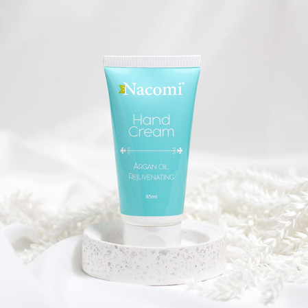 Nacomi Hand Cream Argan Oil Rejuvenating odmładzający krem do rąk z olejem arganowym 85ml