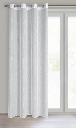 FIRANA GOTOWA LOARA 140 X 250 CM BIAŁY