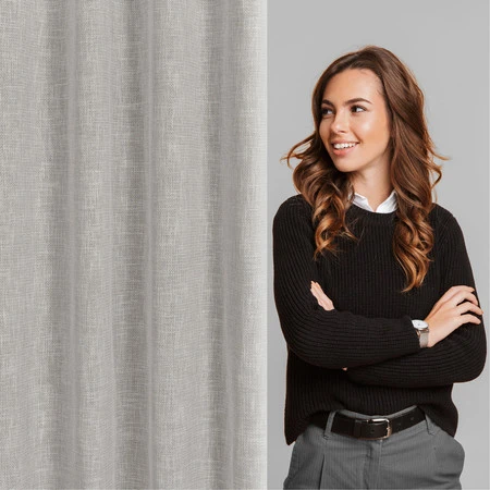 ZASŁONA GOTOWA NEL 140 X 250 CM SZARY