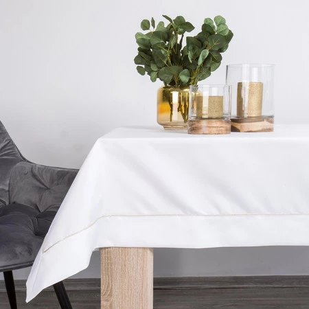 OBRUS MADELE 145 X 260 CM BIAŁY