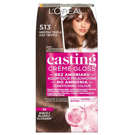 Casting Creme Gloss farba do włosów 513 Mroźna Trufla