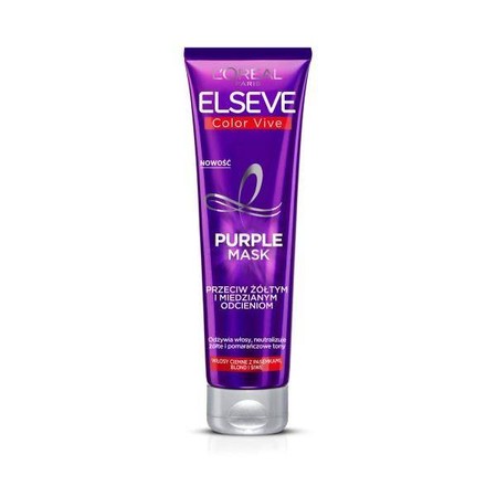 Elseve Color-Vive Purple Mask maska do włosów przeciw żółtym i miedzianym odcieniom 150ml