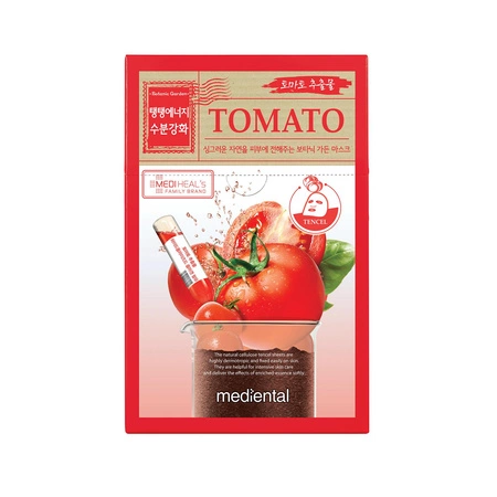 Mediental Botanic Garden Tomato nawilżająco-ujędrniająca maska w płachcie z ekstraktem z pomidora 23ml