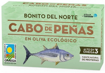 Cabo de Peñas Tuńczyk bonito w ekologicznej oliwie z oliwek 111 g