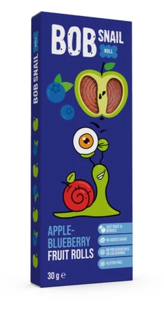 Bob Snail jabłko-borówka, 30g